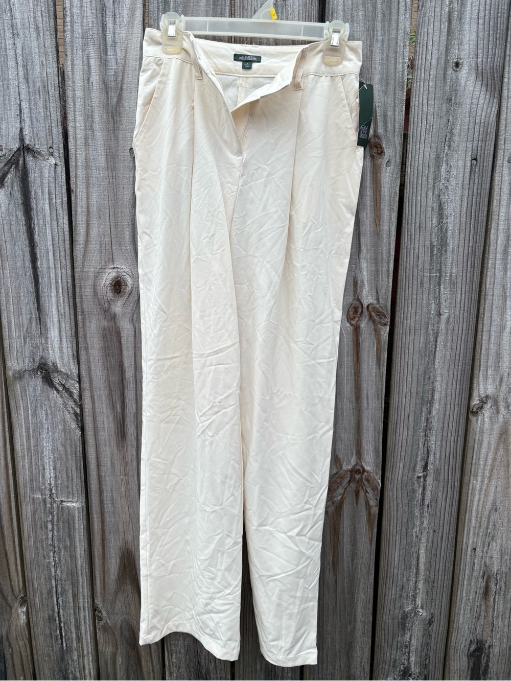 wild fable Cream Wide-Leg Trousers